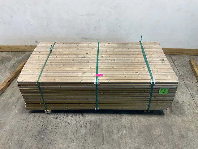 Vuren balk geïmpregneerd 180x3,8x3 cm (360x) - afbeelding 1 van  6