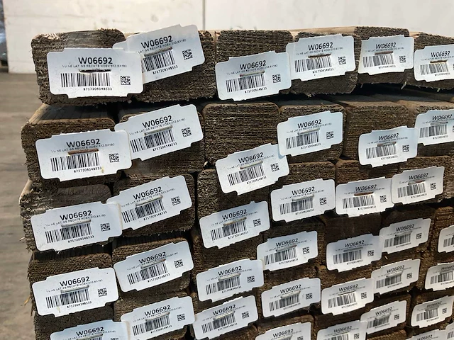 Vuren balk geïmpregneerd 180x3,8x3 cm (360x) - afbeelding 4 van  6