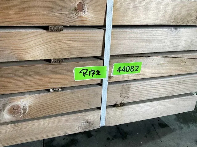 Vuren balk geïmpregneerd 480x20x7,5 cm (10x) - afbeelding 5 van  5