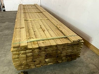 Vuren balk geïmpregneerd 480x9.5x3.5 cm (50x) - afbeelding 2 van  5