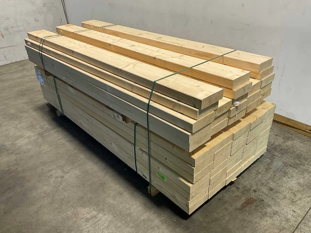 Vuren balk geschaafd 270x22x7 cm (30x) - afbeelding 1 van  7