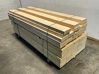 Vuren balk geschaafd 270x22x7 cm (30x) - afbeelding 1 van  7