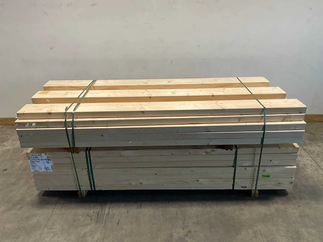 Vuren balk geschaafd 270x22x7 cm (30x) - afbeelding 2 van  7