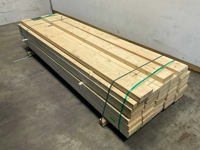 Vuren balk geschaafd 300x19,5x5,8 cm (37x) - afbeelding 1 van  7