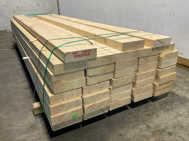 Vuren balk geschaafd 300x19,5x5,8 cm (37x) - afbeelding 5 van  7