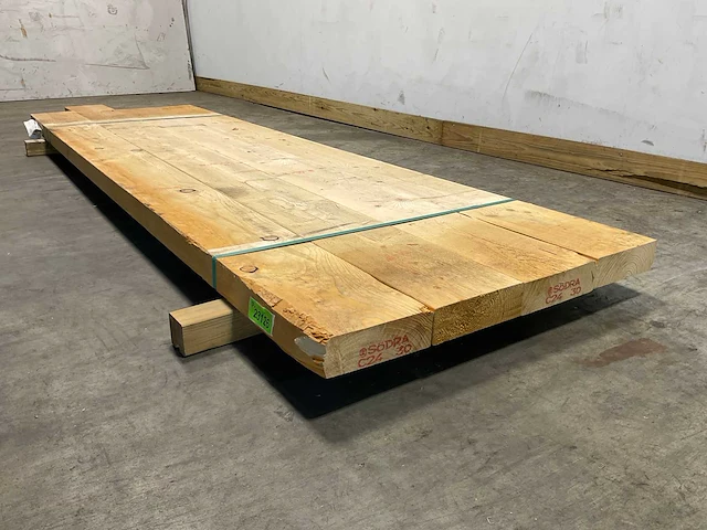 Vuren balk geschaafd 300x22x7,5 cm (4x) - afbeelding 4 van  6