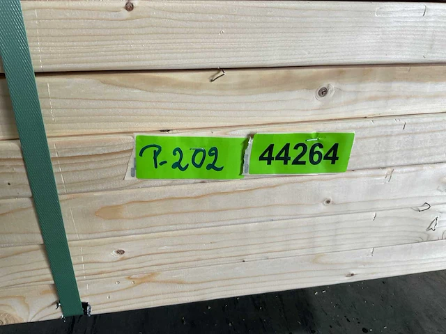 Vuren balk geschaafd 300x9,5x4,5 cm (132x) - afbeelding 5 van  5