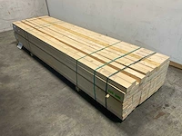 Vuren balk geschaafd 360x10x7,5 cm (74x) - afbeelding 1 van  7