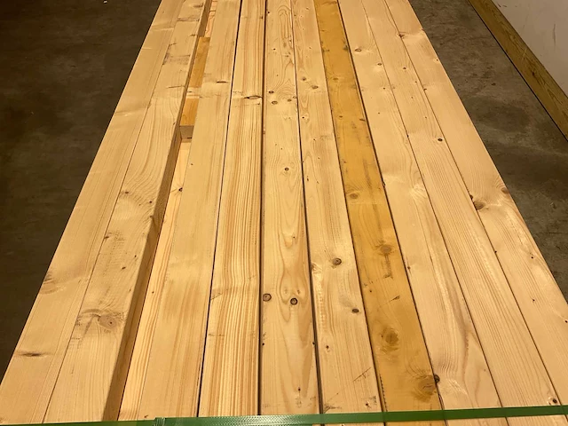 Vuren balk geschaafd 360x10x7,5 cm (74x) - afbeelding 3 van  7