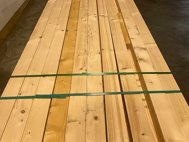 Vuren balk geschaafd 360x10x7,5 cm (74x) - afbeelding 4 van  7