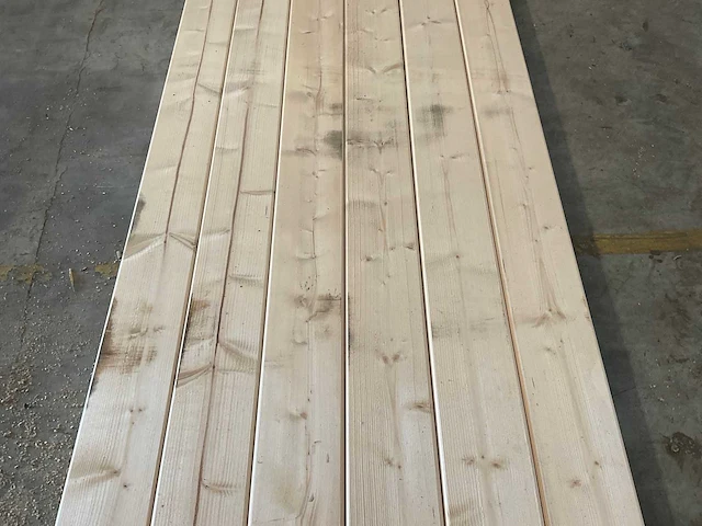 Vuren balk geschaafd 360x12.5x6.3 cm (12x) - afbeelding 3 van  6