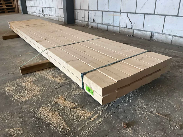 Vuren balk geschaafd 360x12.5x6.3 cm (12x) - afbeelding 4 van  6