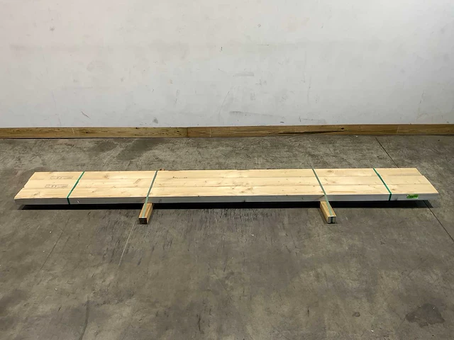 Vuren balk geschaafd 360x14,5x7 cm (3x) - afbeelding 3 van  7
