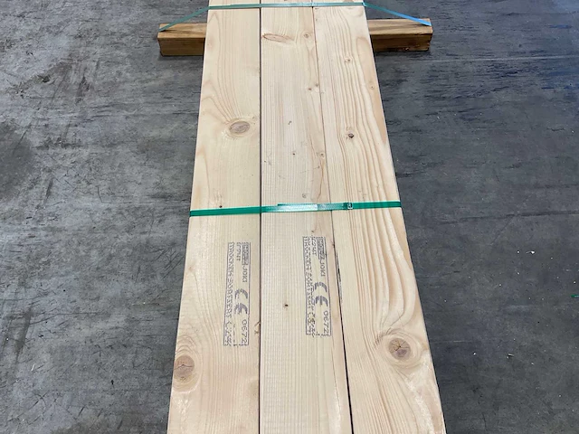 Vuren balk geschaafd 360x14,5x7 cm (3x) - afbeelding 4 van  7