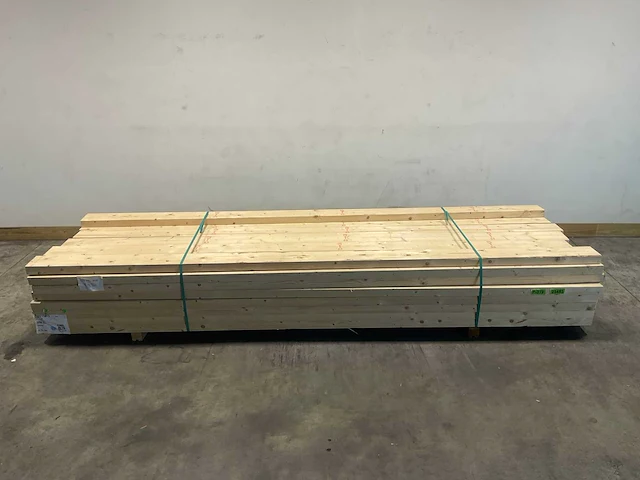 Vuren balk geschaafd 360x16x6,3 cm (49x) - afbeelding 2 van  7