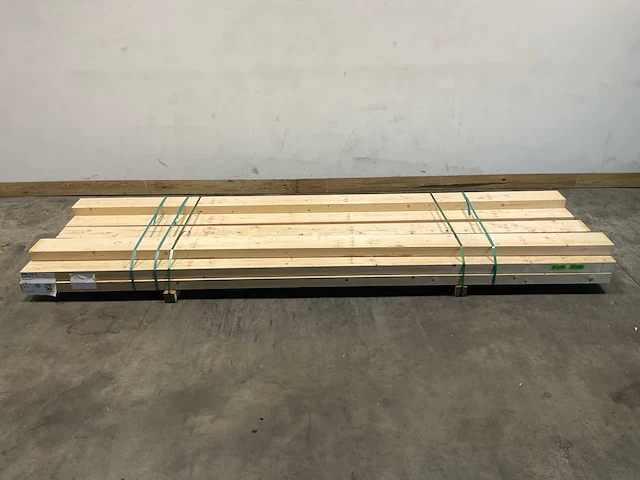 Vuren balk geschaafd 360x17,5x7,5 cm (13x) - afbeelding 2 van  7