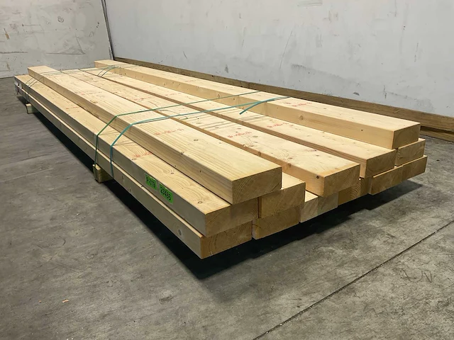 Vuren balk geschaafd 360x17,5x7,5 cm (13x) - afbeelding 5 van  7
