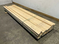 Vuren balk geschaafd 360x9,5x5,8 cm (30x) - afbeelding 1 van  7