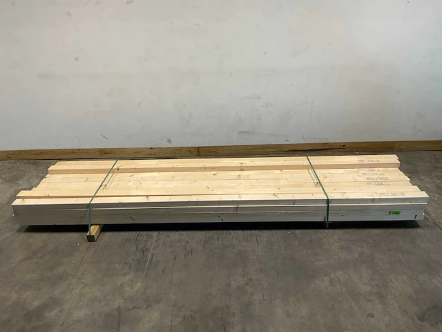 Vuren balk geschaafd 360x9,5x5,8 cm (30x) - afbeelding 2 van  7