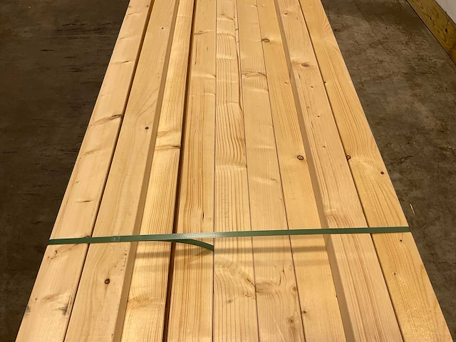 Vuren balk geschaafd 360x9,5x5,8 cm (30x) - afbeelding 3 van  7