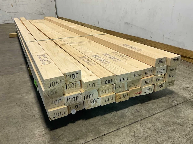 Vuren balk geschaafd 360x9,5x5,8 cm (30x) - afbeelding 5 van  7