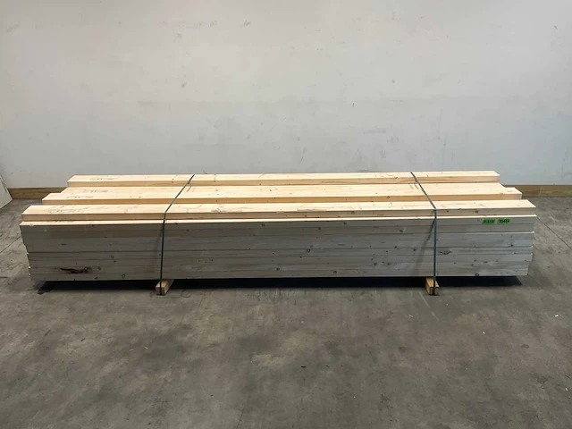 Vuren balk geschaafd 375x16x6,3 cm (50x) - afbeelding 2 van  7