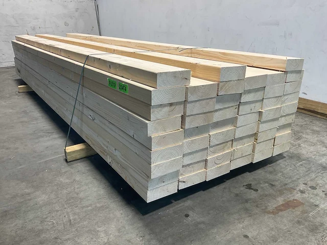 Vuren balk geschaafd 375x16x6,3 cm (50x) - afbeelding 5 van  7