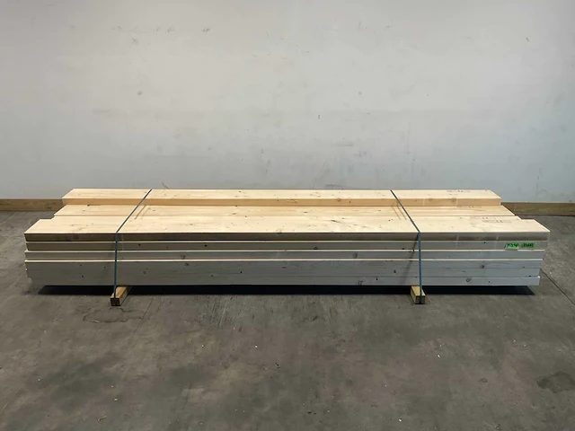 Vuren balk geschaafd 375x25x7,5 cm (25x) - afbeelding 2 van  7