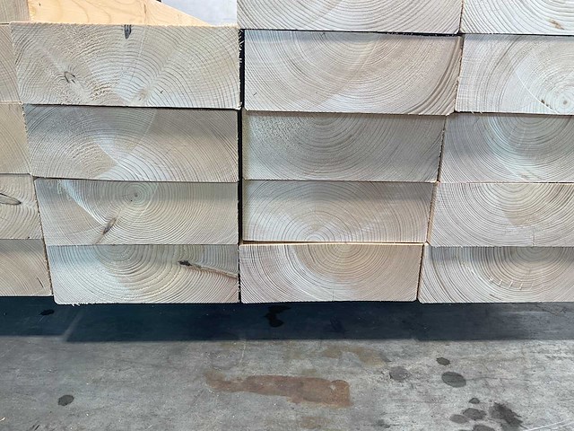 Vuren balk geschaafd 375x27,5x10 cm (10x) - afbeelding 6 van  7