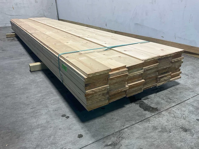 Vuren balk geschaafd 420x15x2 cm (73x) - afbeelding 5 van  7