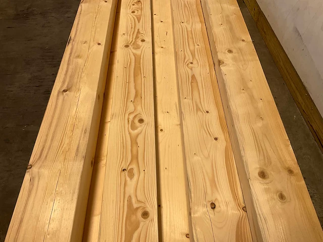 Vuren balk geschaafd 420x22x10 cm (11x) - afbeelding 3 van  7