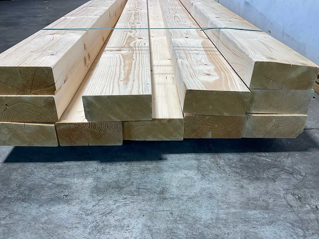 Vuren balk geschaafd 420x22x10 cm (11x) - afbeelding 6 van  7
