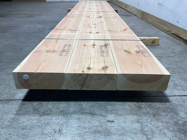 Vuren balk geschaafd 420x24,5x9,5 cm (3x) - afbeelding 6 van  6