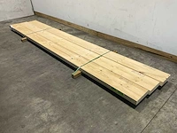 Vuren balk geschaafd 420x27,5x7,5 cm (3x) - afbeelding 1 van  7