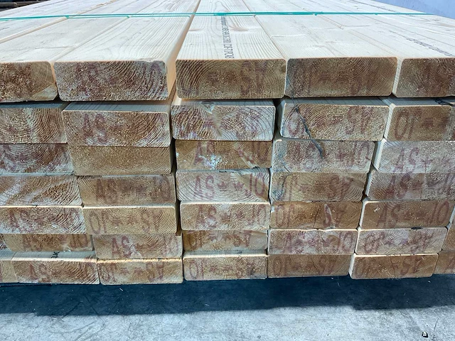 Vuren balk geschaafd 450x12x4,5 cm (55x) - afbeelding 6 van  7