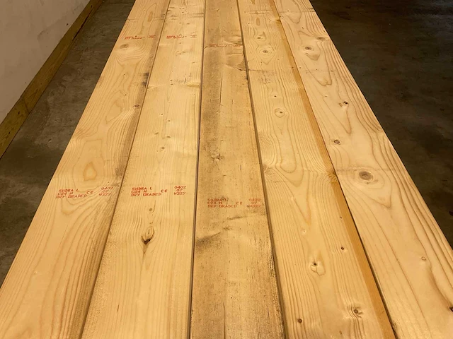 Vuren balk geschaafd 450x20x5 cm (30x) - afbeelding 4 van  7