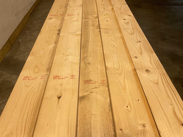 Vuren balk geschaafd 450x20x5 cm (37x) - afbeelding 4 van  7