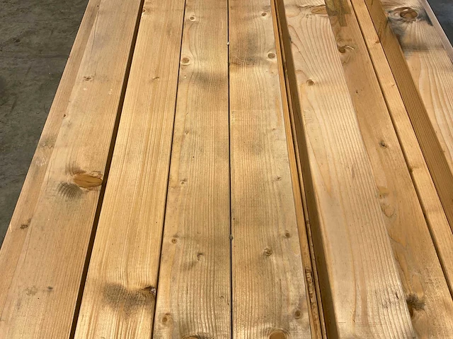 Vuren balk geschaafd 480x12,5x7,5 cm (40x) - afbeelding 3 van  7