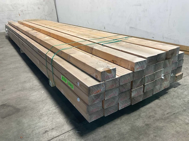 Vuren balk geschaafd 480x12,5x7,5 cm (40x) - afbeelding 5 van  7