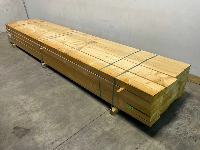 Vuren balk geschaafd 480x24,5x9,5 cm (10x) - afbeelding 1 van  7