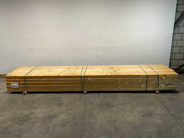 Vuren balk geschaafd 480x24,5x9,5 cm (10x) - afbeelding 2 van  7