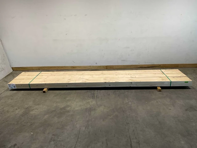 Vuren balk geschaafd 480x29,5x7 cm (6x) - afbeelding 2 van  7