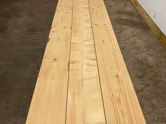 Vuren balk geschaafd 480x29,5x7 cm (6x) - afbeelding 4 van  7
