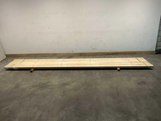 Vuren balk geschaafd 510x12,5x6,3 cm (7x) - afbeelding 2 van  7