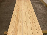 Vuren balk geschaafd 510x12,5x6,3 cm (7x) - afbeelding 3 van  7