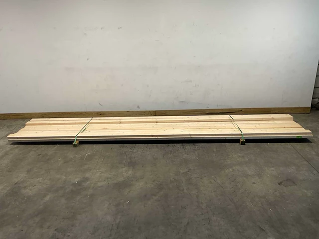 Vuren balk geschaafd 510x12x4,8 cm (10x) - afbeelding 2 van  7