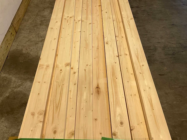 Vuren balk geschaafd 510x12x4,8 cm (10x) - afbeelding 3 van  7
