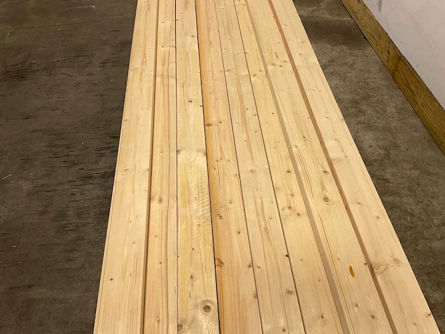 Vuren balk geschaafd 510x12x4,8 cm (10x) - afbeelding 4 van  7