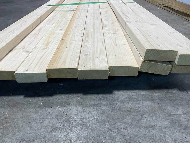 Vuren balk geschaafd 510x12x4,8 cm (10x) - afbeelding 6 van  7