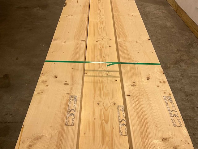 Vuren balk geschaafd 510x30x10 cm (14x) - afbeelding 4 van  7